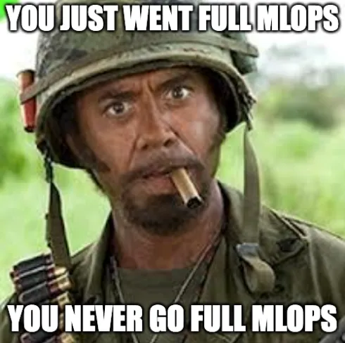 Our MLOps stack, mapped onto the AI Infrastructure Alliance blueprint.